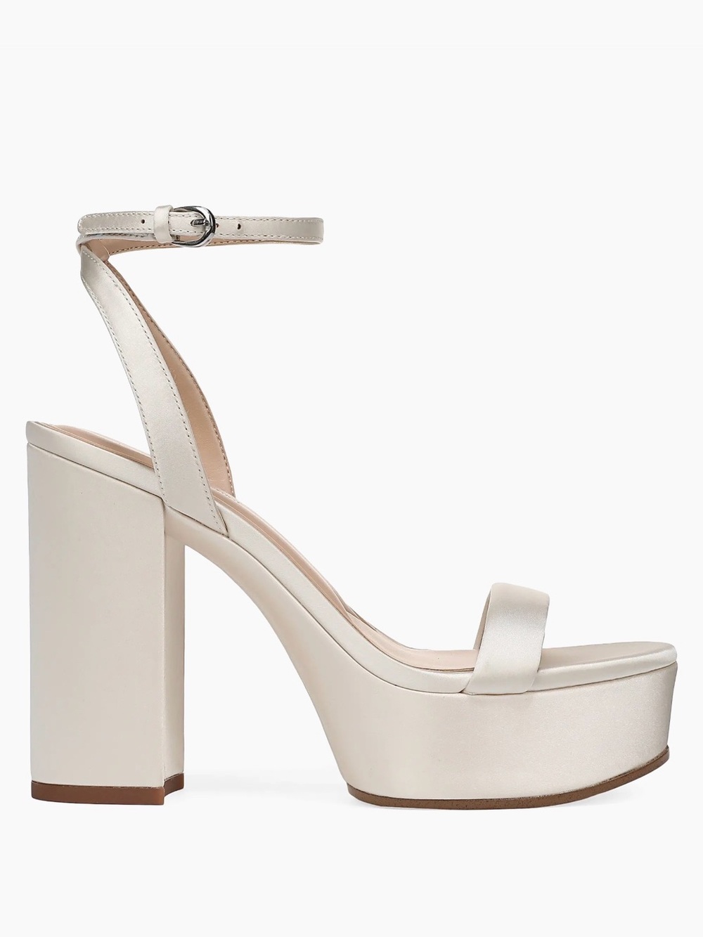 Favorite Daughter Ivory Platform Block Heel Sandal